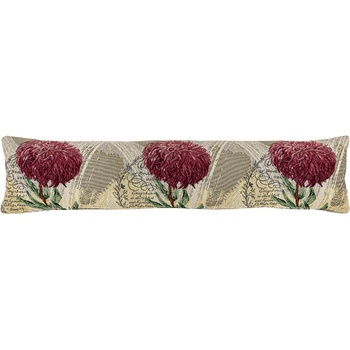 Boma Trading Ozdobný tesniaci vankúš do okien Chryzantéma fialová 90x20