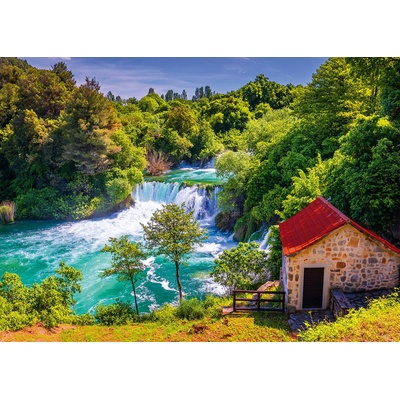 Alipson Puzzle - Puzzle Cascades de Krka, Croatia - 1 000 piese