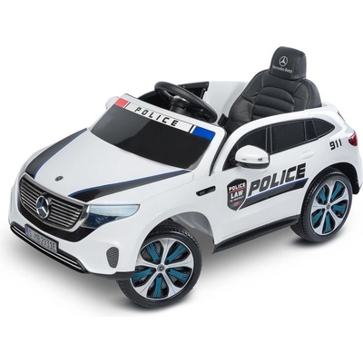 Toyz Акумулаторен Автомобил Mercedes Benz Eqc Police Бял Caretero Toyz