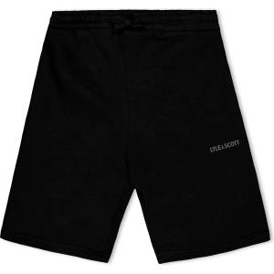 Lyle and Scott Поларени къси панталони Lyle and Scott Kids' Print Fleece Jogger Shorts - Jet Black Z865