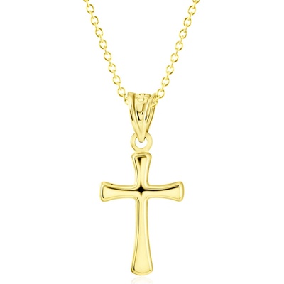 Gemmax Zlatý řetízek s křížem GUSYN-11491-36261