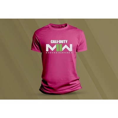 Sandratex dětské bavlněné tričko Call of Duty Modern Warfare 2. fuchsia