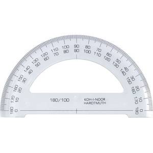 KOH-I-NOOR Протрактор koh-i-noor 180 градуса пластмаса 7250066000 (074616800000)