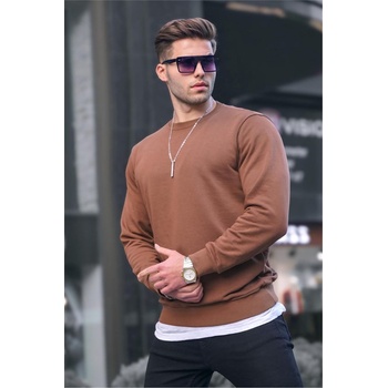 Madmext Мъжки суитшърт 6047 - Кафяви #362836 (362836_Кафяво)