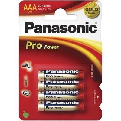 Батерии тип AAA, 4 броя - Panasonic Pro Power Alkaline (BATTERY019)