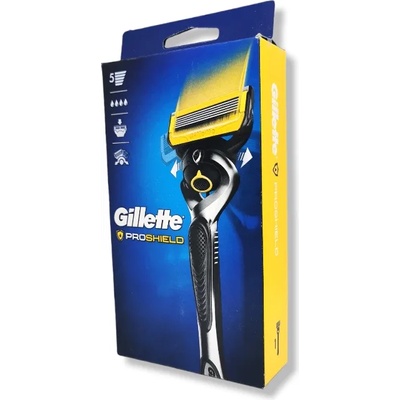 Gillette мъжка самобръсначка, Fusion proshield 5, дръжка 1 брой, ножче 1 брой