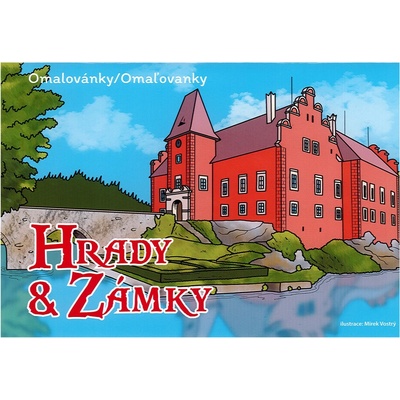 Omalovánka A4 podle čísel Hrady a zámky