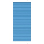 vidaXL Плисирана щора, синя, 95x200 см, ширина на плата 94, 4 см, полиестер (4015210)