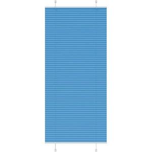 vidaXL Плисирана щора, синя, 95x200 см, ширина на плата 94, 4 см, полиестер (4015210)