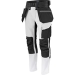 ProJob 5551 WAISTPANT STRETCH / Мъжки еластични работни панталони - бели 62 (64551X001o7)