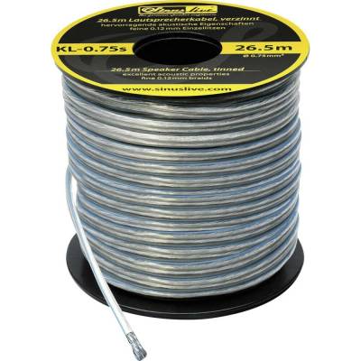 Sada káblov SinusTec KL-0,75s, 14090, 0,75 mm², 26,5 m