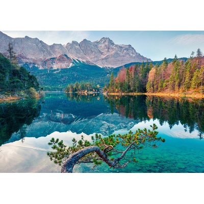 Postershop Fototapeta vliesováPodzim v Eibsee rozměry 416x254 cm