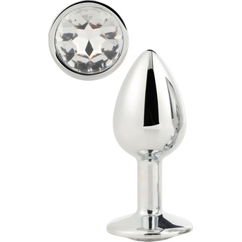 DreamToys Gleaming Love - анален плъг (сребърен)