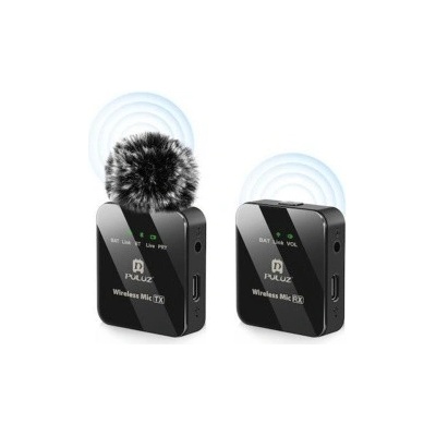 STABLECAM PULUZ Wireless Lavalier Microphone for Cameras / Smartphones (vč. Aku) 1DJ6279 – Zboží Živě