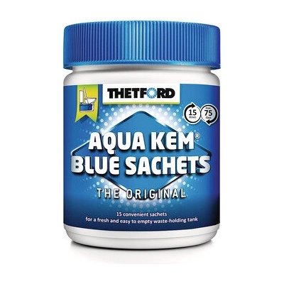 Thetford Препарат за химически тоалетни Thetford aqua kem blue - 15 сашета (660031)