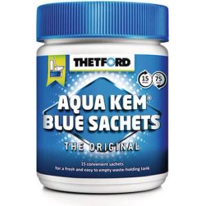 Thetford Препарат за химически тоалетни Thetford aqua kem blue - 15 сашета (660031)