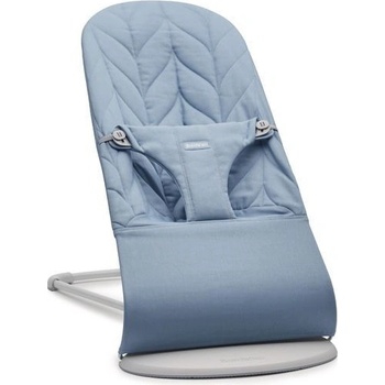 BabyBjörn Bouncer Soft Bliss Cotton Petal modrá