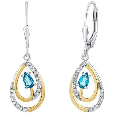 SILVEGO náušnice FW13505ETLB