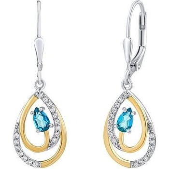 SILVEGO náušnice FW13505ETLB