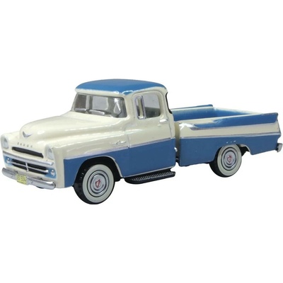 Oxford Dodge D100 Sweptside Pick Up 1957 Ice Blue / Glacier White 1:87