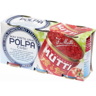 MUTTI Rajčata drcená 3 x 400 g