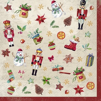 IHR Servítky veľké FESTIVE TRADITION 33x33cm