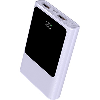 Diva Преносима външна батерия Diva PB-105W, 10000 mAh, Бързо зареждане, Бяла (29287)