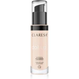 Claresa Doll Up! озаряващ фон дьо тен за естествен вид цвят 03 Light Medium 34 гр