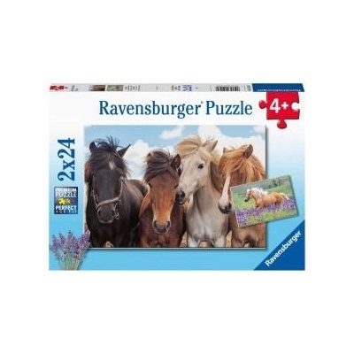 Ravensburger Puzzle 2x24el Horses 051489 RAVENSBURGER p8