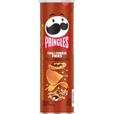 Pringles bramborové chipsy s příchutí sýrových chilli hranolek 158 g