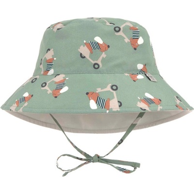 LÄSSIG klobouček Sun Protection Bucket Hat scooter dog green