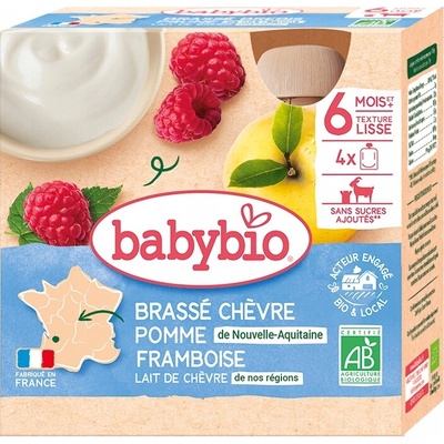 BabyBio Jablkovo-malinový dezert 340 g