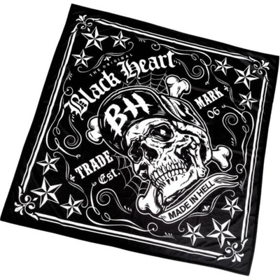 Šatka BLACK HEART Bandest 18172