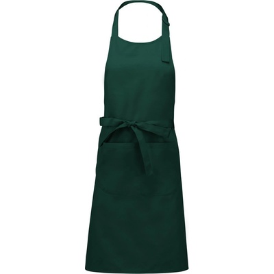 Kariban Zástěra Kariban K885 s laclem COT20K88554099-bottle gree