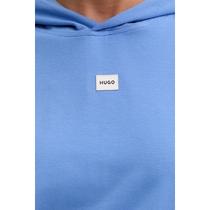 HUGO BOSS суичър с качулка дамски с памук signature_hoodie (50556816) - answear - 117,33 лв