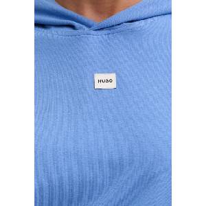HUGO BOSS суичър с качулка дамски с памук signature_hoodie (50556816) - answear - 136,71 лв