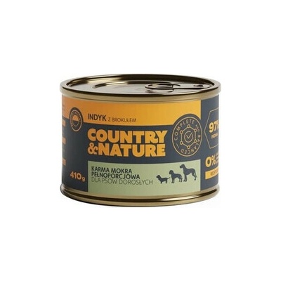 Country&Nature z morčacieho mäsa bez obilnín s brokolicou 410 g