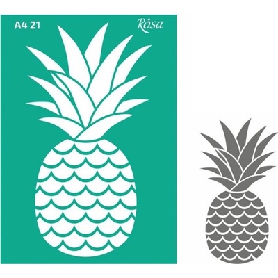 samolepiaca šablóna Rosa A4 no.21