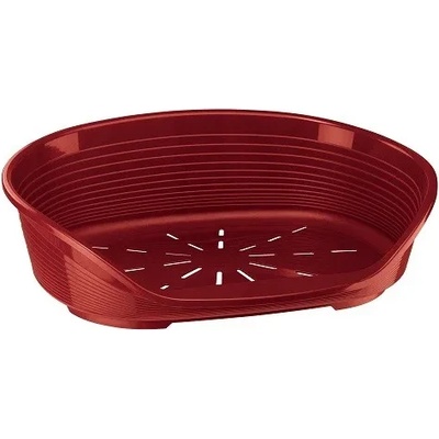 Ferplast Siesta Deluxe 6 bordo - пластмасово легло за котки и кучета бордо цвят 70, 5 Х 52 Х 23, 5 см включен дюшек