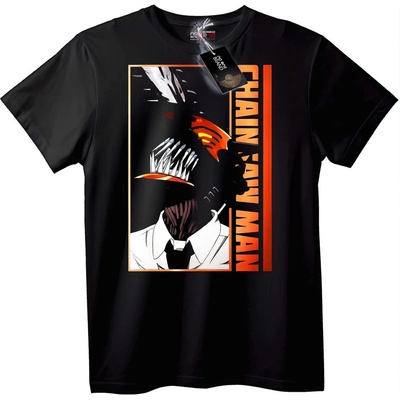 NOONEBRAND Тениска Chance Man Anime - S, Black