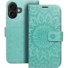 VENNUS Mandala Mezzo zavírací pouzdro pro iPhone 16 Pro, zelené