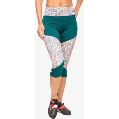 Ocún Rhea Leggings 3/4 green deep teal