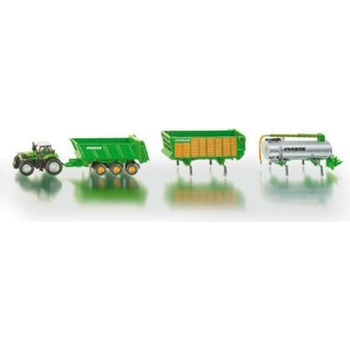 Siku 1848 DEUTZ-FAHR set s prívesmi Joskin 1:87