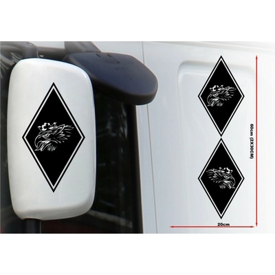 Samolepka diamant SCANIA - SCA01014 - Čierna