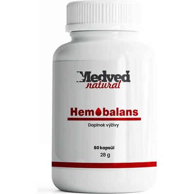 Medveď natural Hemo balans 60 kapsúl