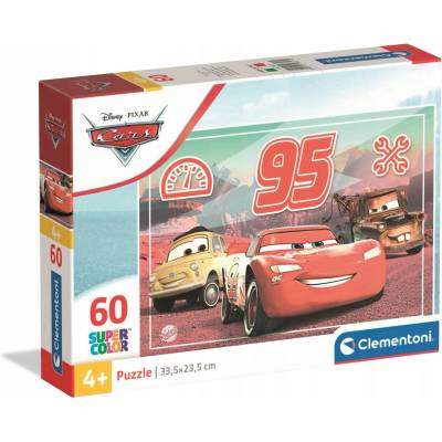 Clementoni Детски пъзел Clementoni от 60 части - Колите (26317)