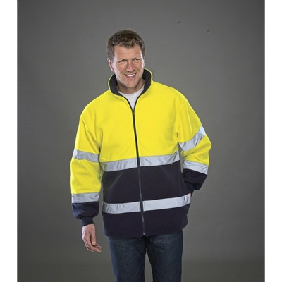 Yoko reflexná fleecová bunda HVK10B Hi Vis Yellow