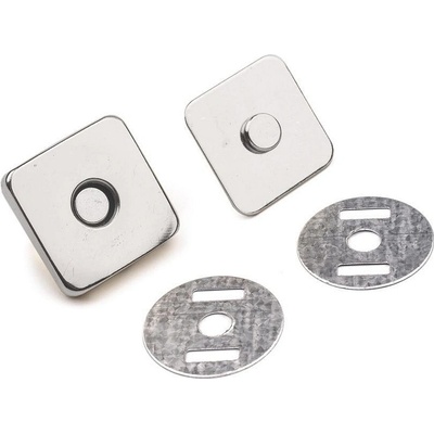 Magnetické zapínání 1,8 cm čtverec, nikl