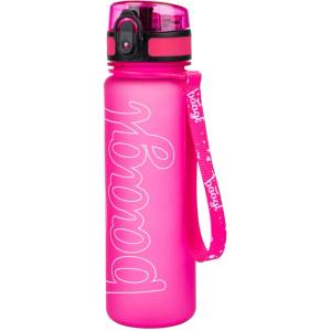 Baagl Тританова бутилка за пиене BAAGL Logo, розова, 500 ml