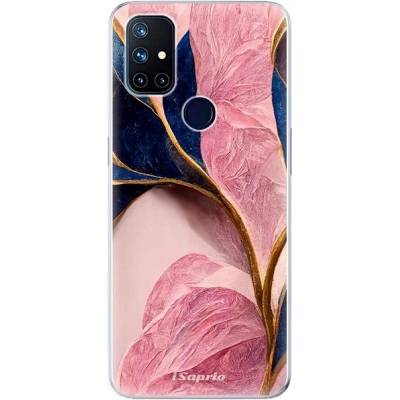iSaprio Pink Blue Leaves OnePlus Nord N10 5G